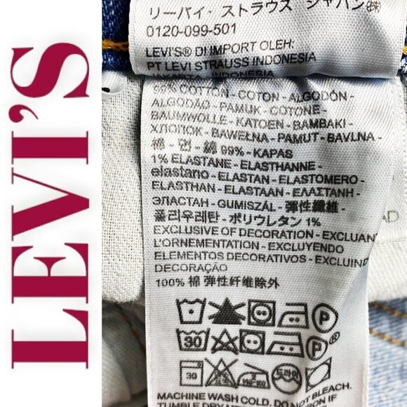 LEVI’S 550 Relaxed Fit Blank Tab Jeans, 32 x 30 - Picture 10 of 12